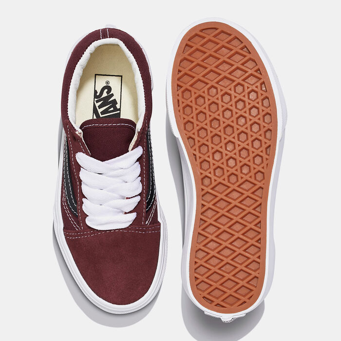 Vans Kids Old Skool Unisex Shoes (Younger Kids) Brown image number 3