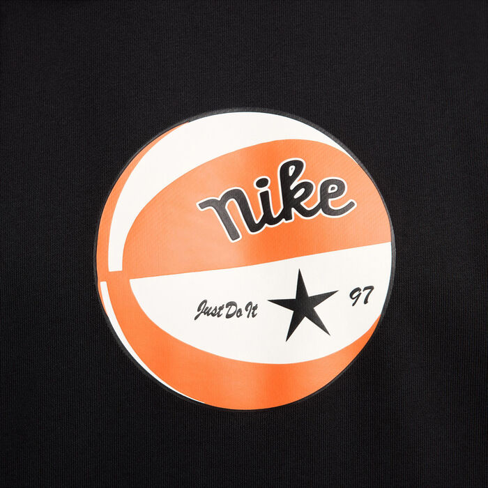 Nike Men's Standard Issue Dri-FIT Basketball Hoodie Black image number 3