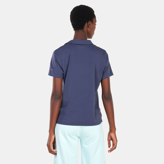 Columbia Women's Sun Trek™ Polo Shirt Blue Columbia Women's Sun Trek™ Polo Shirt Blue image number 1