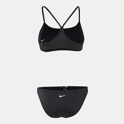 Nike Swim Women's Essential Racerback Bikini Set yellow