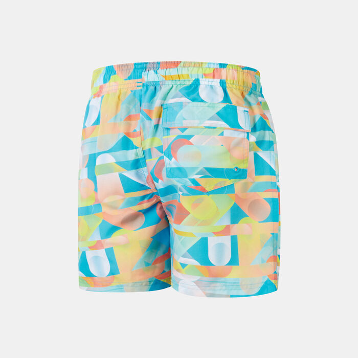 Speedo Kids' Digital Printed Swimming Shorts Blue image number 1