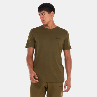 Timberland Men's Small Logo Print Logo T-Shirt Green Timberland Men's Small Logo Print Logo T-Shirt Green