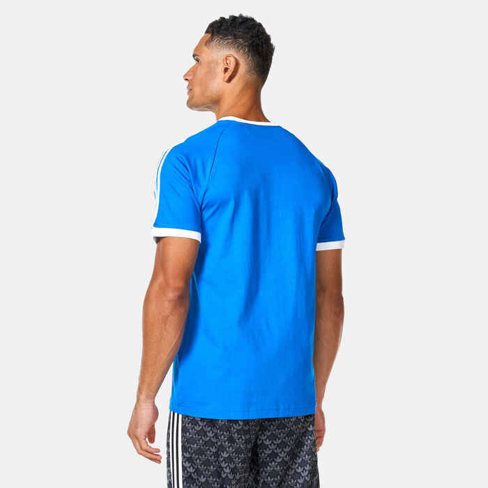 adidas Originals Men's Adicolor Classics 3-Stripes T-Shirt Blue image number 1