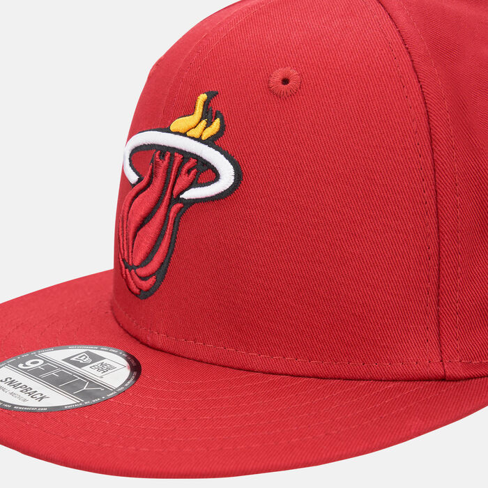 New Era Men's NBA Miami Heat Rear Logo 9FIFTY Cap Red New Era Men's NBA Miami Heat Rear Logo 9FIFTY Cap Red image number 2