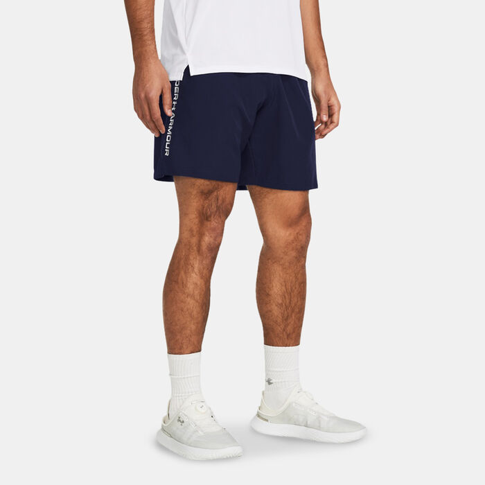 Under Armour Men's Tech Woven Wordmark Training Shorts Blue Under Armour Men's Tech Woven Wordmark Training Shorts Blue image number 0