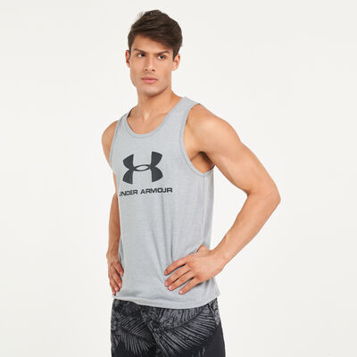 Under Armour Men's Sportstyle Tank Top Grey