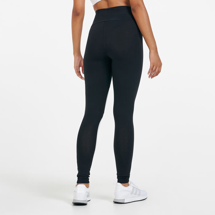 adidas Originals Women's Adicolor Sliced Trefoil Leggings Black image number 1