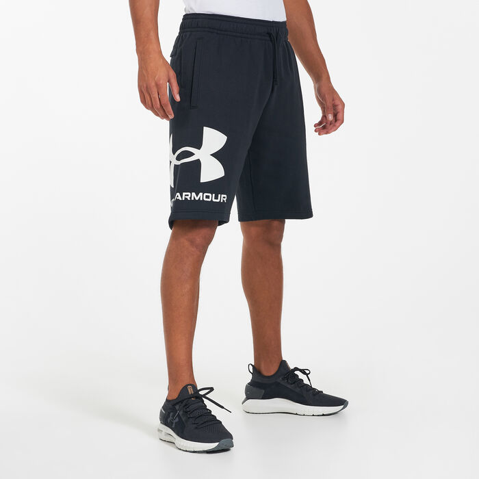 Under Armour Men's UA Rival Fleece Big Logo Shorts Black Under Armour Men's UA Rival Fleece Big Logo Shorts Black image number 0