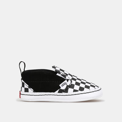 Vans Kids' Checker Slip-On V Crib Unisex Shoe (Baby & Toddler) Multi Vans Kids' Checker Slip-On V Crib Unisex Shoe (Baby & Toddler) Multi