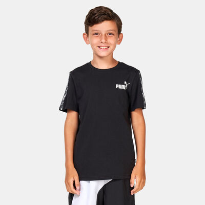 PUMA Kids' Essentials Tape Camo T-Shirt Black