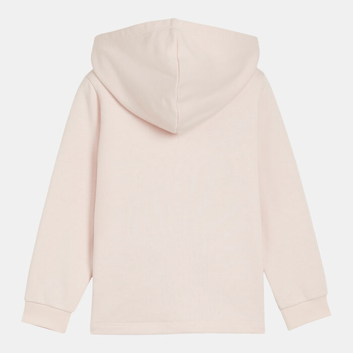 PUMA Kids' Essential+ Full-Zip Hoodie Pink PUMA Kids' Essential+ Full-Zip Hoodie Pink image number 1