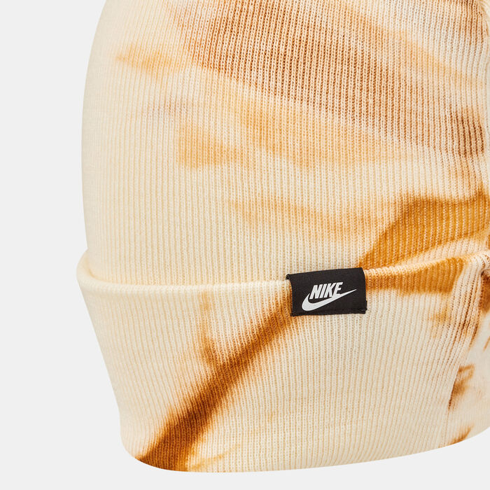 Nike Men's SB Sportswear Allover Print Tie-Dye Beanie White Nike Men's SB Sportswear Allover Print Tie-Dye Beanie White image number 2