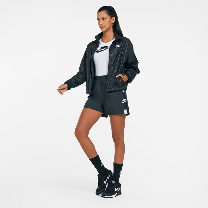 Nike Women's Sportswear Woven Shorts Black Nike Women's Sportswear Woven Shorts Black image number 2