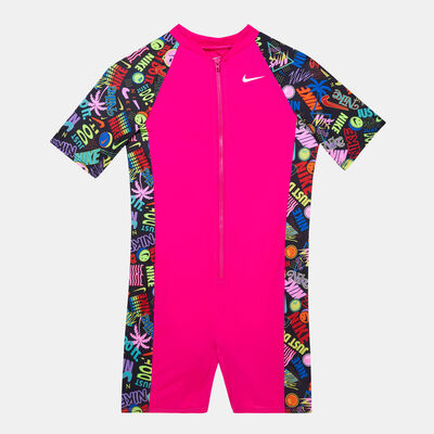 Nike Swim Kids' Have A Day Zip Legsuit Pink