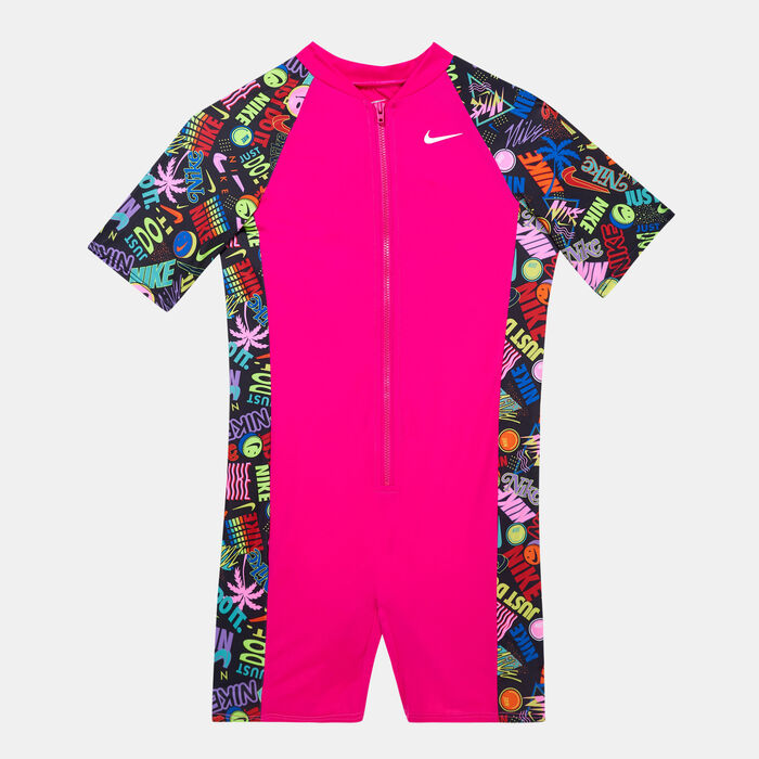 Nike Swim Kids' Have A Day Zip Legsuit Pink Nike Swim Kids' Have A Day Zip Legsuit Pink image number 0