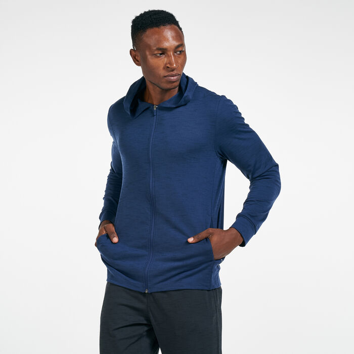Nike Men's Dri-FIT Hyperdry Yoga Hoodie Blue Nike Men's Dri-FIT Hyperdry Yoga Hoodie Blue image number 0
