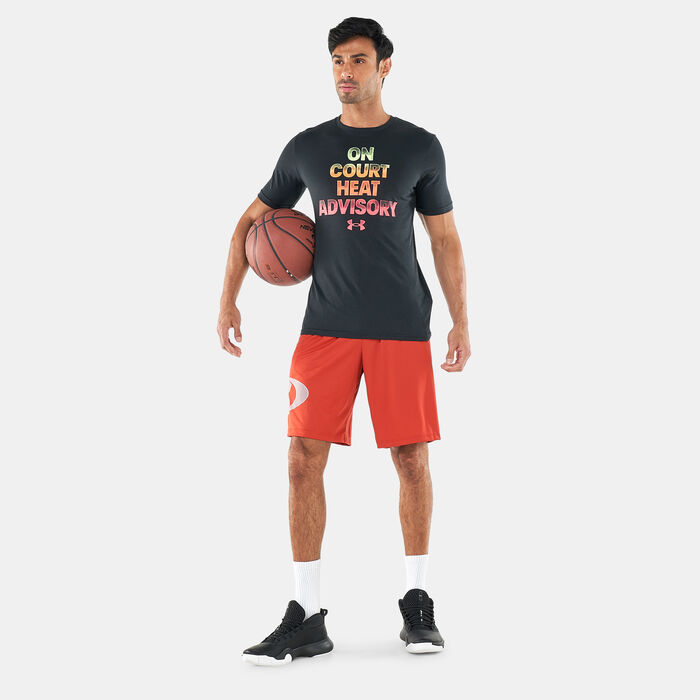 Under Armour Men's UA Tech™ Lockertag Shorts Red image number 2