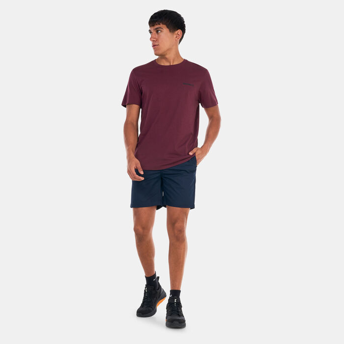 Timberland Men's Small Logo Print Logo T-Shirt Red Timberland Men's Small Logo Print Logo T-Shirt Red image number 2
