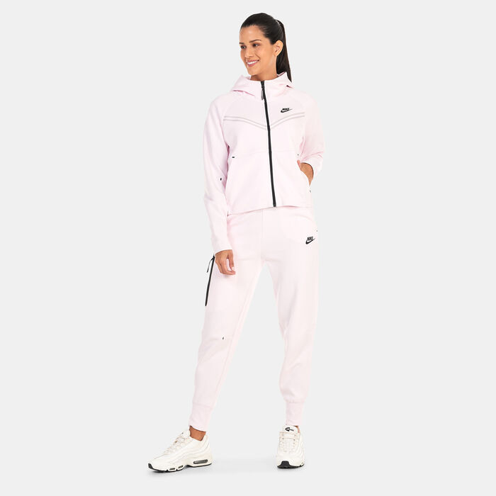 Nike Women's Sportswear Tech Fleece Windrunner Hoodie Pink Nike Women's Sportswear Tech Fleece Windrunner Hoodie Pink image number 2