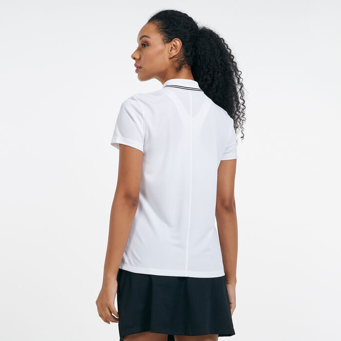 Nike Golf Women's Dri-FIT Victory Golf Polo T-Shirt Black Nike Golf Women's Dri-FIT Victory Golf Polo T-Shirt Black image number 1