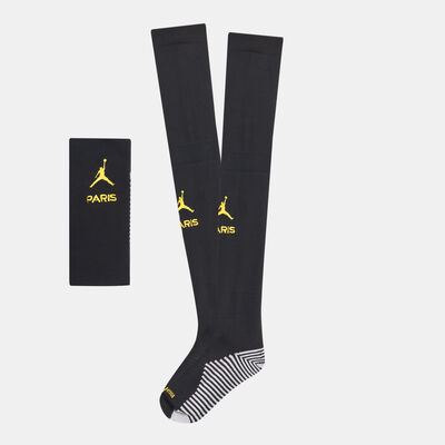 Jordan Men’s Paris Saint-Germain Stadium Goalkeeper Away Football Socks - 2022/23 Black Jordan Men’s Paris Saint-Germain Stadium Goalkeeper Away Football Socks - 2022/23 Black
