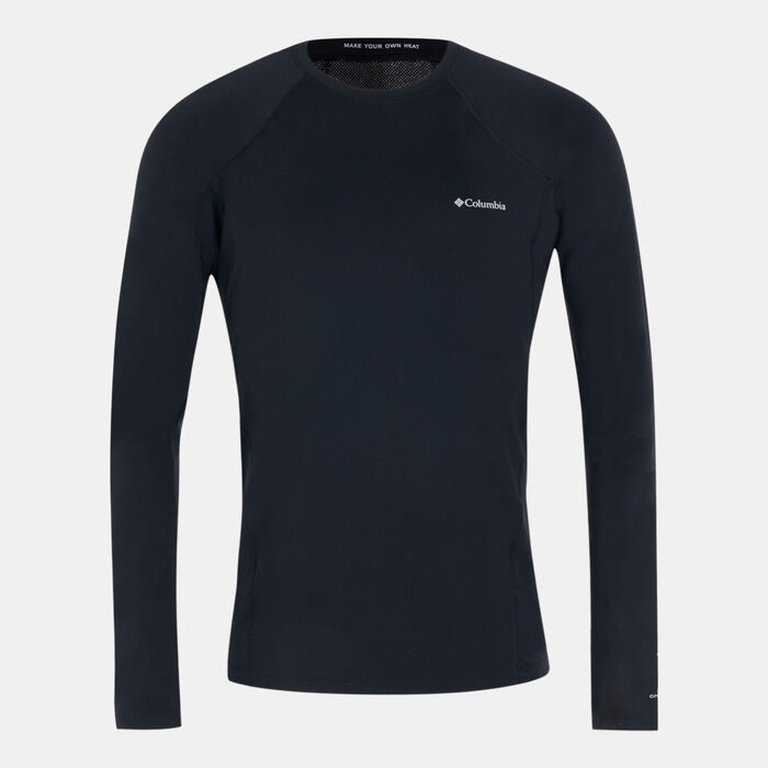 Columbia Men's Omni-Heat™ Midweight Baselayer Crew T-Shirt Black Columbia Men's Omni-Heat™ Midweight Baselayer Crew T-Shirt Black image number 0