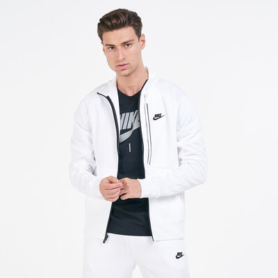 Nike Men's Sportswear N98 Tribute Track Jacket White Nike Men's Sportswear N98 Tribute Track Jacket White