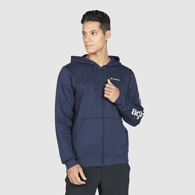 Columbia Men's Logo Full-Zip Fleece Hoodie Multi