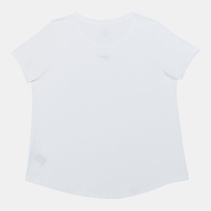 Nike Women's Sportswear Essential T-Shirt (Plus Size) White Nike Women's Sportswear Essential T-Shirt (Plus Size) White image number 1