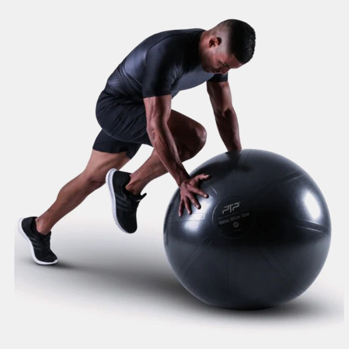 PTP Core Ball With Pump (65cm) Black PTP Core Ball With Pump (65cm) Black image number 3