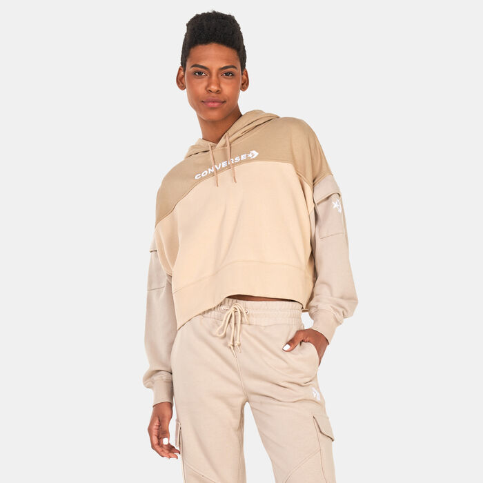 Converse Women's Fashion Crop Hoodie Multi Converse Women's Fashion Crop Hoodie Multi image number 0
