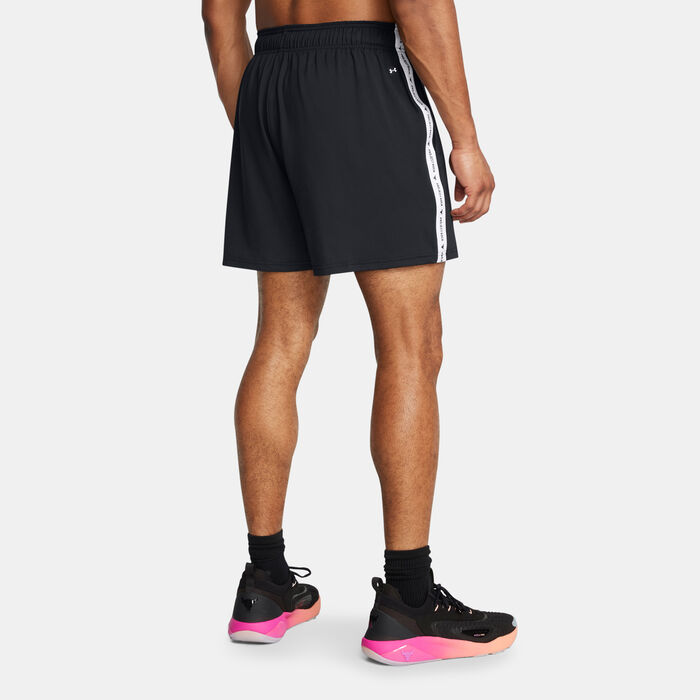 Under Armour Men's Project Rock Badge of Honor Training Shorts Black image number 1