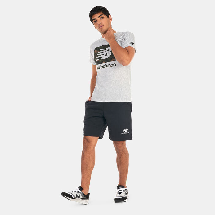 New Balance Men's Heathertech Graphic T-Shirt Blue New Balance Men's Heathertech Graphic T-Shirt Blue image number 2