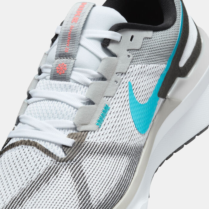 Nike Men's Structure 25 Road Running Shoes White image number 4