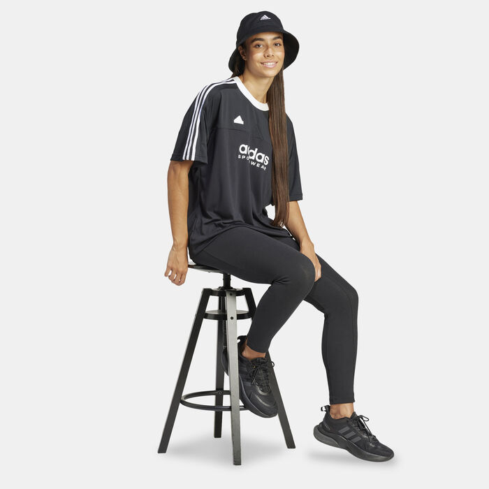 adidas Women's Lounge 7/8 Training Leggings Black adidas Women's Lounge 7/8 Training Leggings Black image number 2