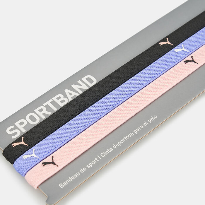 PUMA Women's Training Sportbands (3-Pack) Black image number 2