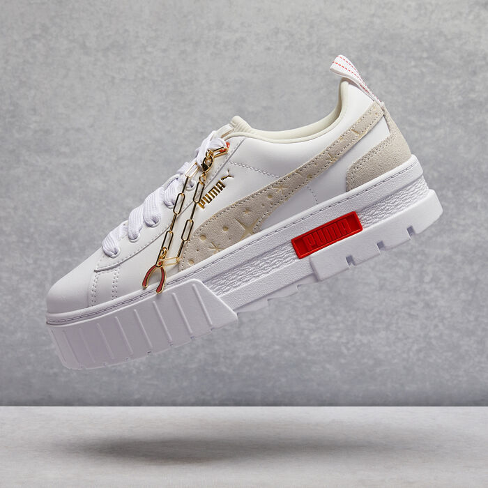 PUMA Women's Mayze Lucky Charm Shoe White PUMA Women's Mayze Lucky Charm Shoe White image number 0