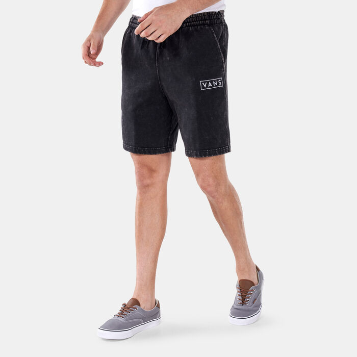 Vans Men's Mineral Wash Loose Fleece Shorts Black image number 0
