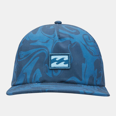 Billabong Men's Platform Print Strapback Cap Blue