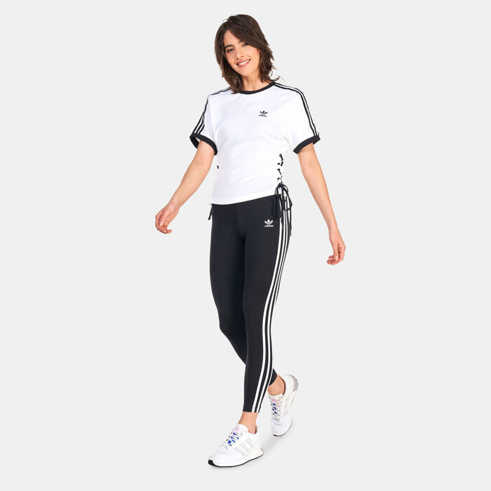 adidas Originals Women's Always Original Laced T-Shirt White adidas Originals Women's Always Original Laced T-Shirt White image number 5