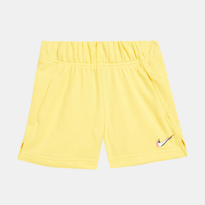 Nike Kids' Sportswear French Terry Shorts yellow