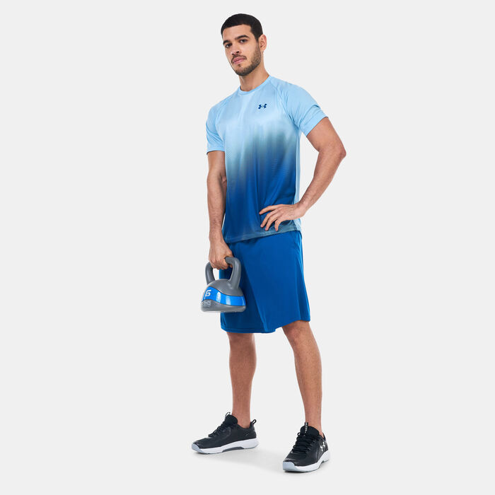 Under Armour Men's UA Tech™ Fade T-Shirt Blue Under Armour Men's UA Tech™ Fade T-Shirt Blue image number 2