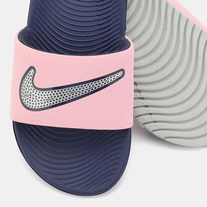 Nike Kids' Kawa SE Slides Pink Nike Kids' Kawa SE Slides Pink image number 2