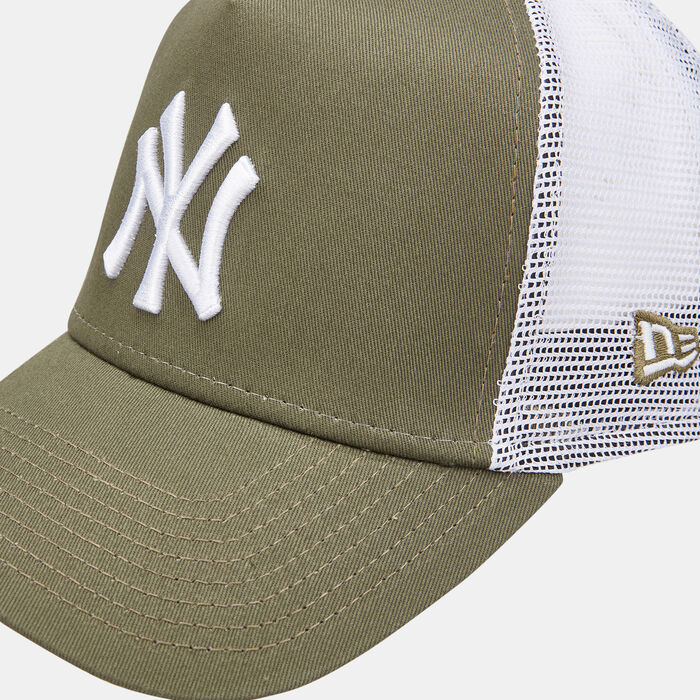 New Era Men's MLB New York Yankees A-Frame Trucker Cap Green New Era Men's MLB New York Yankees A-Frame Trucker Cap Green image number 2