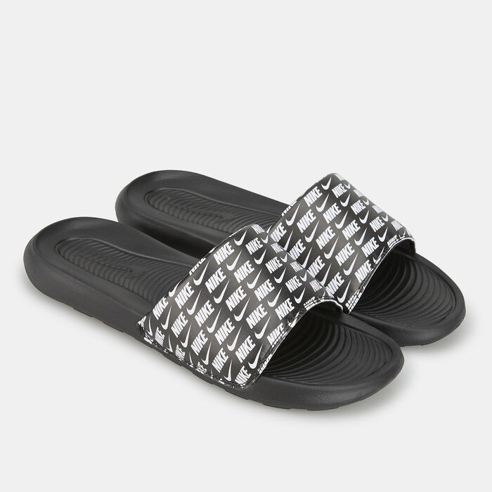Nike Men's Victori One Printed Slides Black Nike Men's Victori One Printed Slides Black image number 0