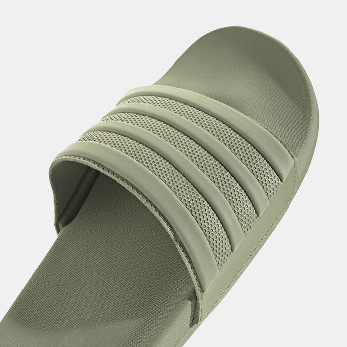 adidas Men's Adilette Comfort Slides Green adidas Men's Adilette Comfort Slides Green image number 4