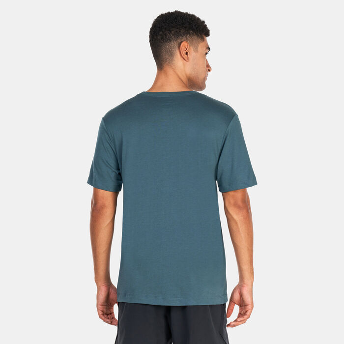 Nike Men's Dri-FIT Graphic Print T-Shirt Green Nike Men's Dri-FIT Graphic Print T-Shirt Green image number 1