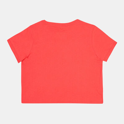 Nike Kids' Sportswear Cropped Air T-Shirt Pink
