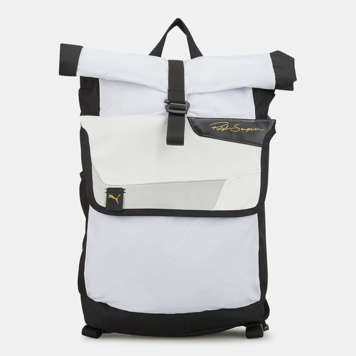 PUMA Men's Ralph Sampson Rolltop Backpack Black PUMA Men's Ralph Sampson Rolltop Backpack Black image number 0