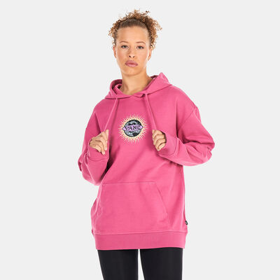 Vans Women's Earth & Sun Pullover Hoodie Pink Vans Women's Earth & Sun Pullover Hoodie Pink